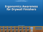 Ergonomics for Drywall Finishers